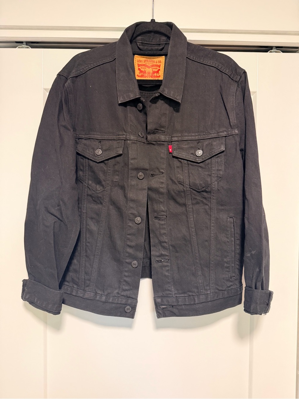 Levi's Black Denim Trucker Jacket
